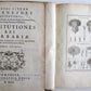 1700 BOTANY ILLUSTRATED 3 VOLUMES TOURNEFORT INSTITUTIONES REI HERBARIAE antique