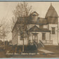 TENANTS HARBOR ME MASONIC HALL ANTIQUE REAL PHOTO POSTCARD RPPC