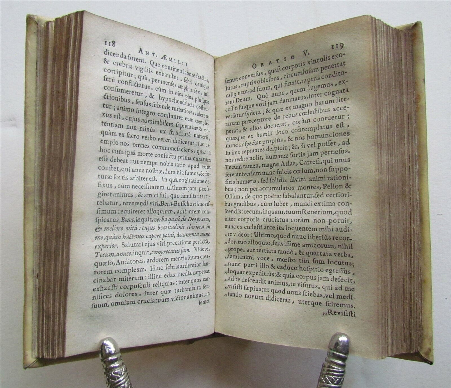 1651 POETRY Orationes Quarum by A.Aemilius ANTIQUE VELLUM BOUND 17th CENTURY