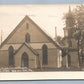 NEWVILLE PA BIG SPRING PRESBYTERIAN CHURCH ANTIQUE REAL PHOTO POSTCARD RPPC