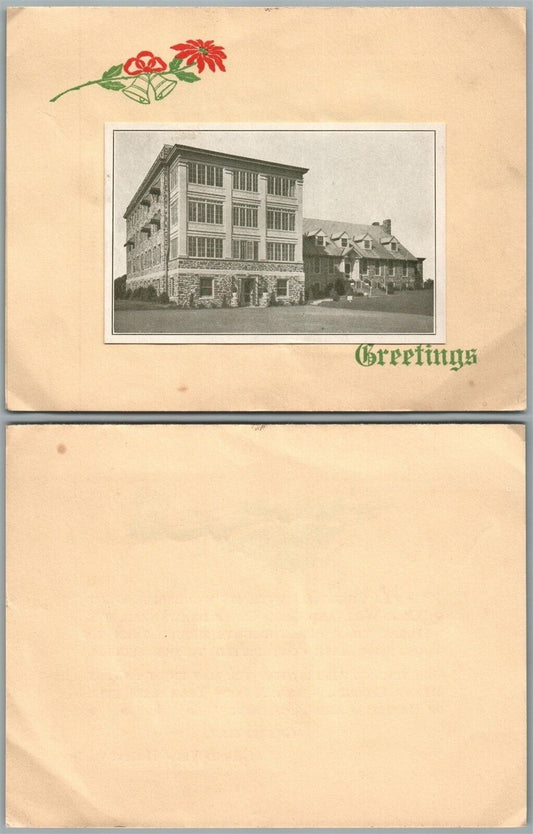 SCHOOL ? BUILDING VINTAGE POSTCARD