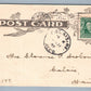 BOSTOM MA 1907 OLD HOME WEEK ANTIQUE POSTCARD