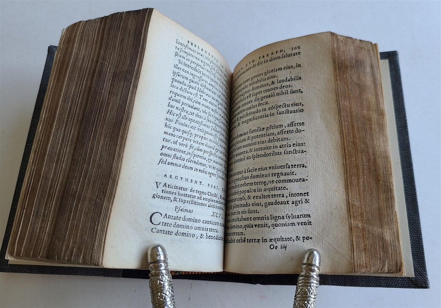 1547 M.ANTONII FLAMINII BOOK of PSALMS COMMENTARY ANTIQUE Marcus A. Flaminius