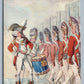 MILITARY PARADE w/ DRUMMER BRITISH ANTIQUE POSTCARD