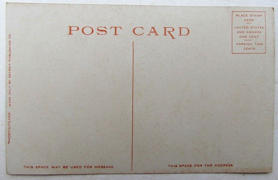 VINTAGE POSTCARD FOUNTAIN SQUARE & COURT HOUSE CHATTANOOGA TENN RAILROAD railway