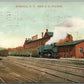 HORNELL NY RAILROAD STATION RAILWAY DEPOT ANTIQUE POSTCARD