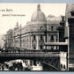 BERLIN GERMANY BAHNHOF FIEDRICHSTRASSE ANTIQUE POSTCARD RAILROAD STATION