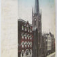 ANTIQUE 1905 UNDIVIDED POSTCARD ST.NICHOLAS CHURCH RECTORY SCHOOL NEW YORK N.Y.