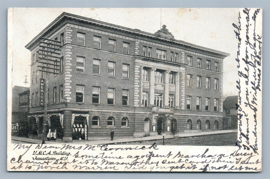 JAMESTOWN NY YMCA BUILDING ANTIQUE POSTCARD