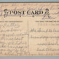 NEWARK NJ AUTOMOBILE COMIC ANTIQUE POSTCARD