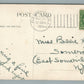 FLEMINGTON NJ BIRDS EYE VIEW ANTIQUE POSTCARD