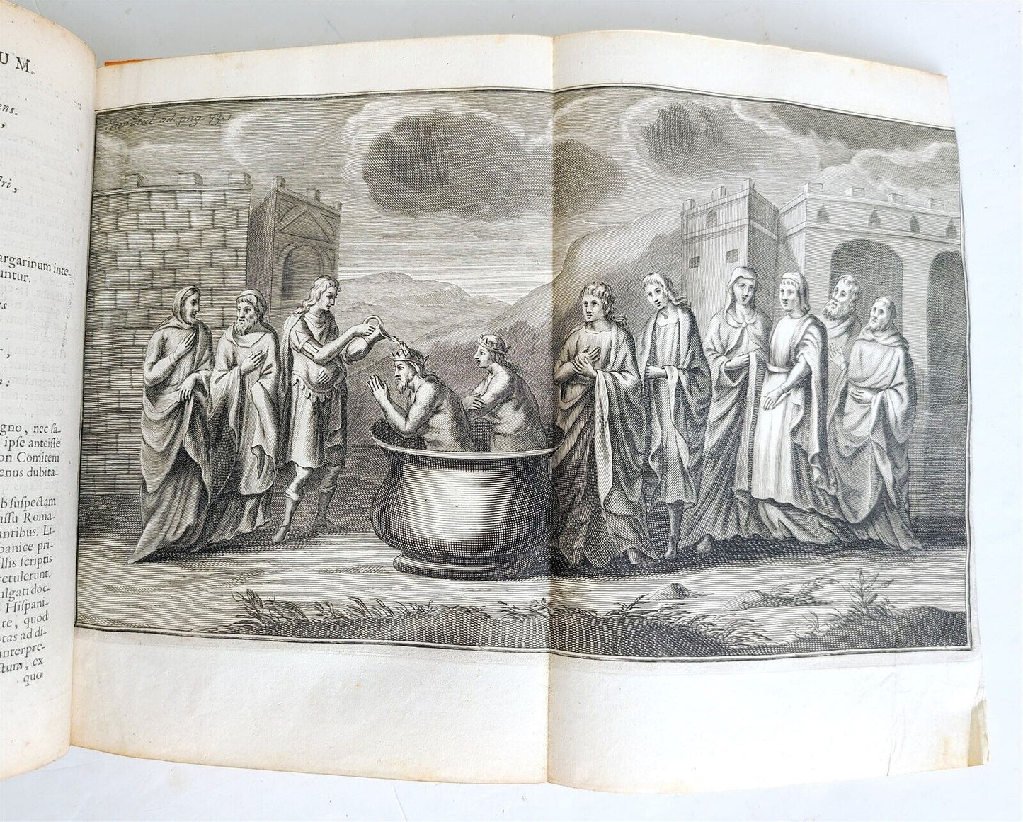 1687 MUSEUM ITALICUM ILLUSTRATED antique VELLUM BINDING vol. I