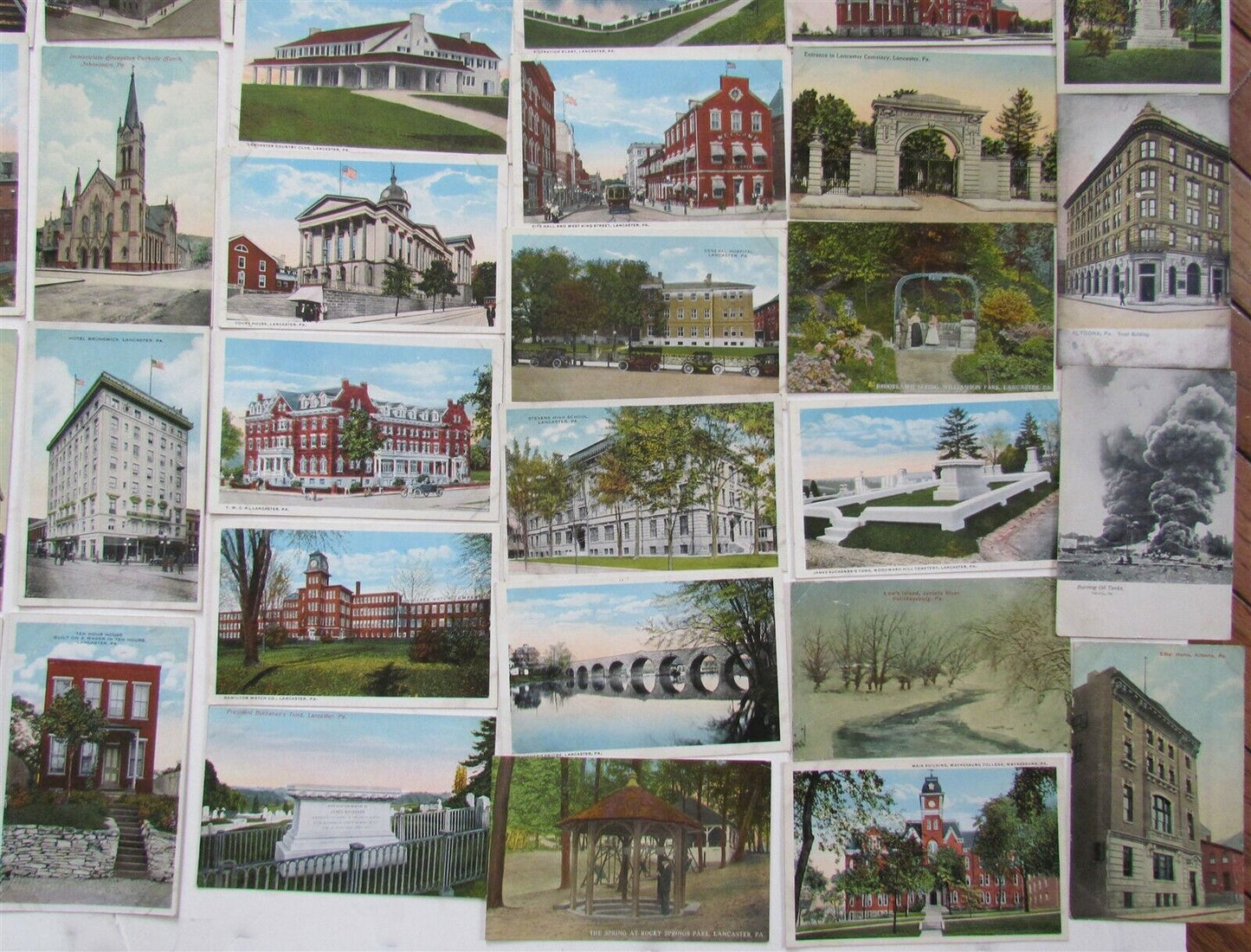 Lot of 130 PENNSYLVANIA ANTIQUE POSTCARDS