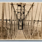 SOLDIER on the BRIDGE ANTIQUE REAL PHOTO POSTCARD RPPC