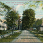 PROMPTON PA WAYNE CO. STREET VIEW ANTIQUE POSTCARD