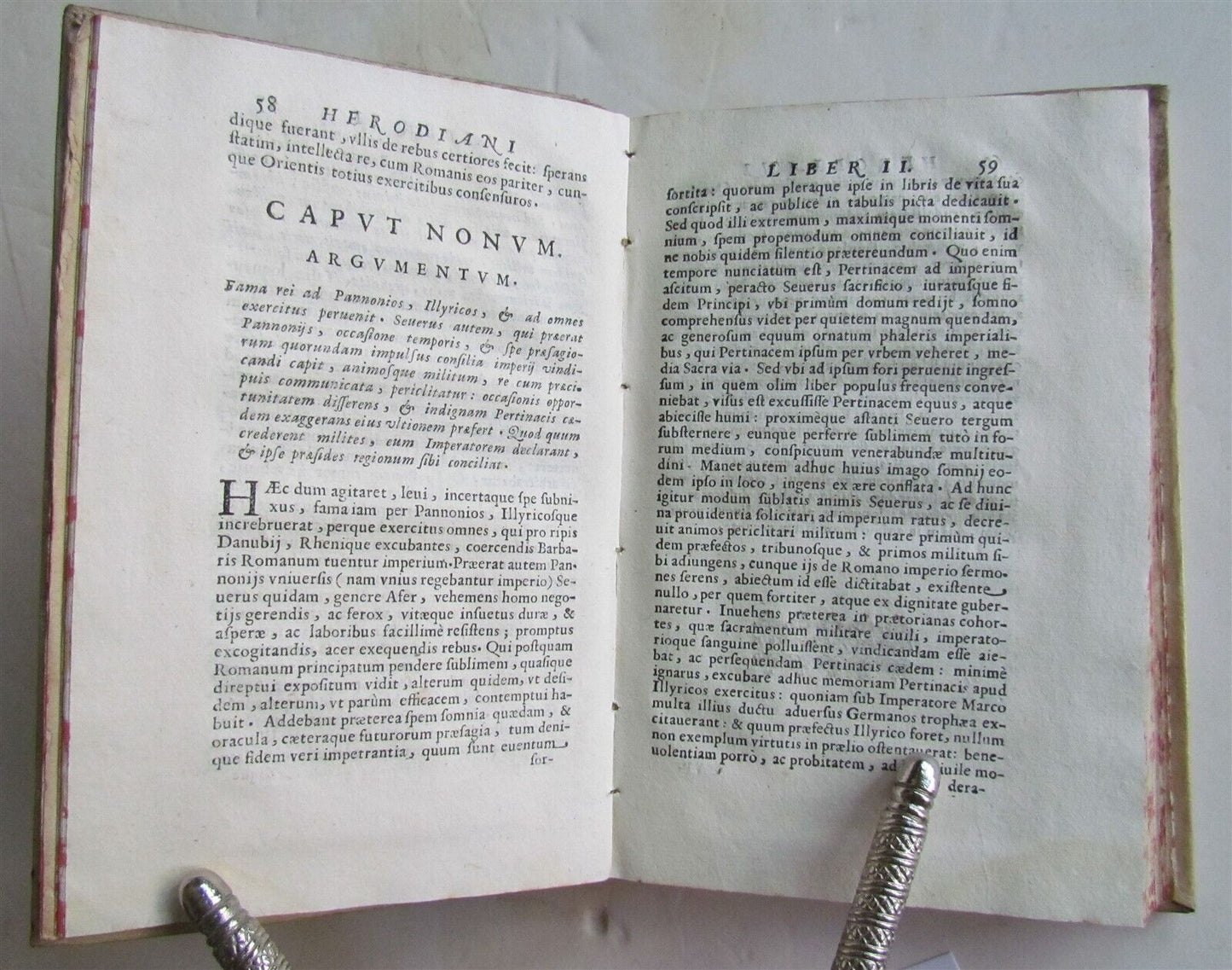 1685 HISTORY OF ROMAN EMPEROR by HERODIANI antique VELLUM BOUND