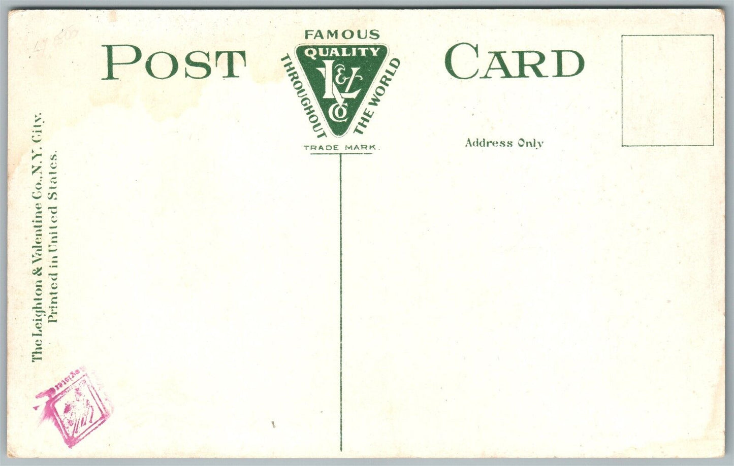 RED BANK NJ RECTOR PLACE ANTIQUE POSTCARD