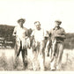 HANCOCK WI FISH LAKE FISHING CATCH 1948 VINTAGE REAL PHOTO POSTCARD RPPC