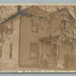 BIG FLATS NY M.E. PARSONAGE ANTIQUE REAL PHOTO POSTCARD RPPC