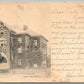 HACKENSACK NJ (?) HIGH SCHOOL 1904 UNDIVIDED ANTIQUE POSTCARD