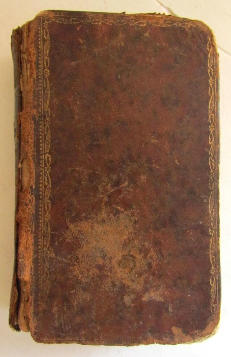 FABLES DE LA FOUNTAINE 1824 ANTIQUE ILLUSTRATED SMALL FRENCH BOOK