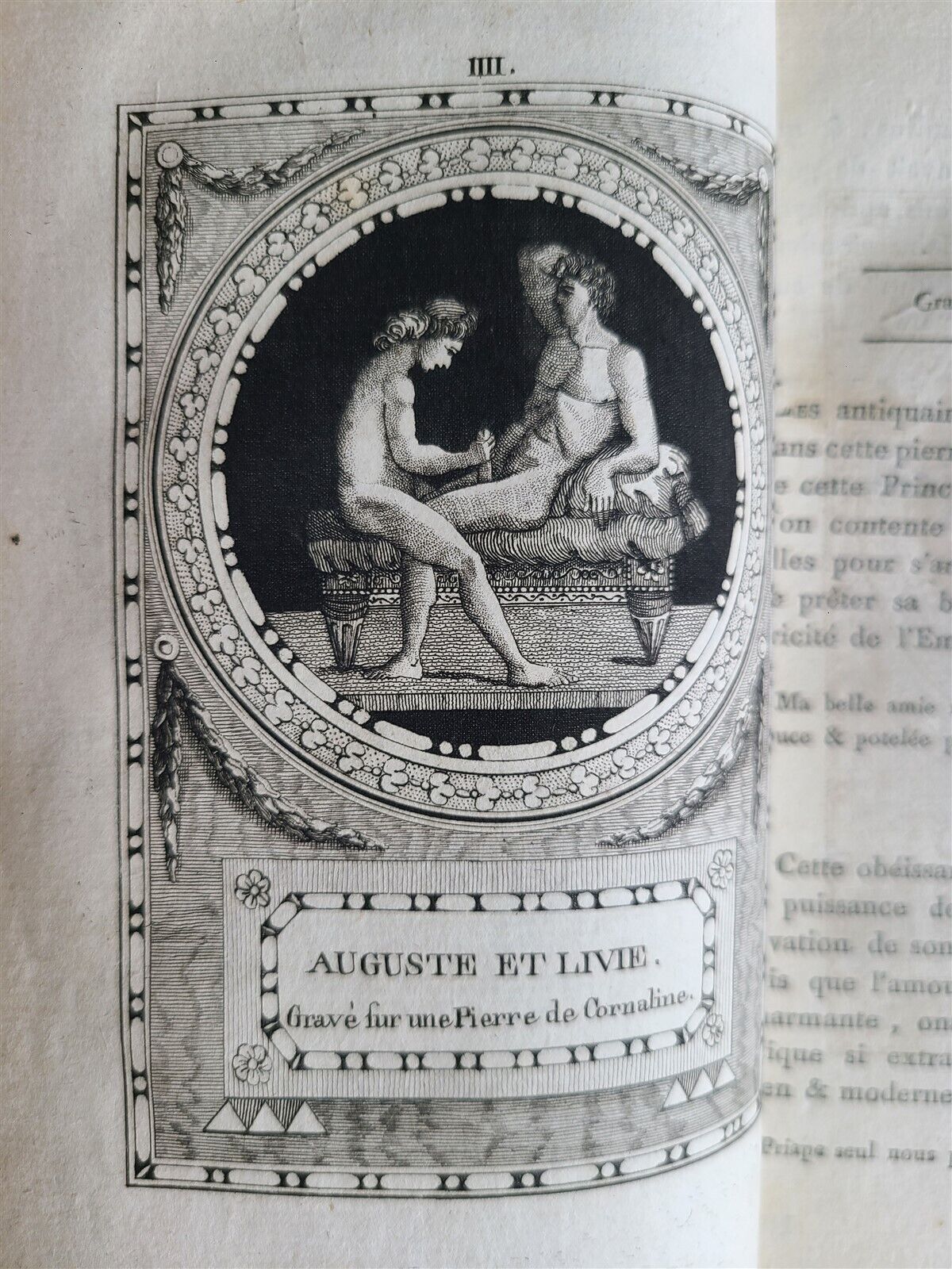 1786 MONUMENS DE LA VIE PRIVEE DES DOUZE CESARS antique EROTIC ENGRAVINGS rare