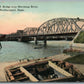 NEWBURYPORT MA RAILROAD BRIDGE ANTIQUE POSTCARD