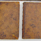 1728 ANTIQUE 2 VOLUMES THESAURUS ECCLESIASTICUS LEATHER BOUND FOLIO