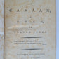 1788 THE CONQUEST of CANAAN a POEM antique POETRY