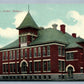 STANTON MI HIGH SCHOOL 1912 ANTIQUE POSTCARD