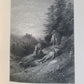 1868 GUSTAVE DORE ILLUSTRATED ENID by ALFRED TENNYSON antique FOLIO poetry