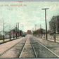 BRADDOCK PA BELLE AVE. ANTIQUE POSTCARD