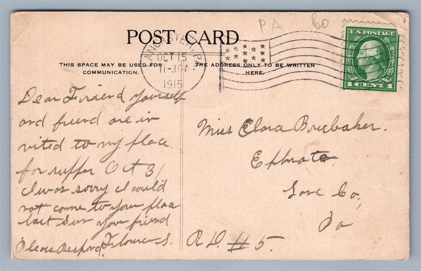 LANDISVILLE PA COACH WORKS ANTIQUE POSTCARD AUTOMOBILE BUGGIES CARRIAGES BUILT