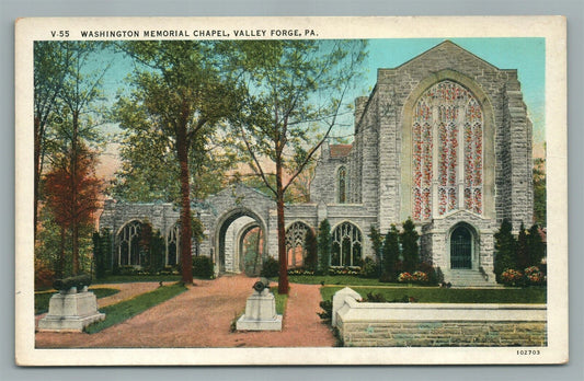 ANTIQUE POSTCARD DISTRIBUTING ADVERTISING WILDWOOD NJ WASHINGTON MEMORIAL CHAPEL