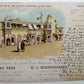 1900 VINTAGE FRENCH ADVERTISIG POSTCARD - ALGERIAN RESTAURANT