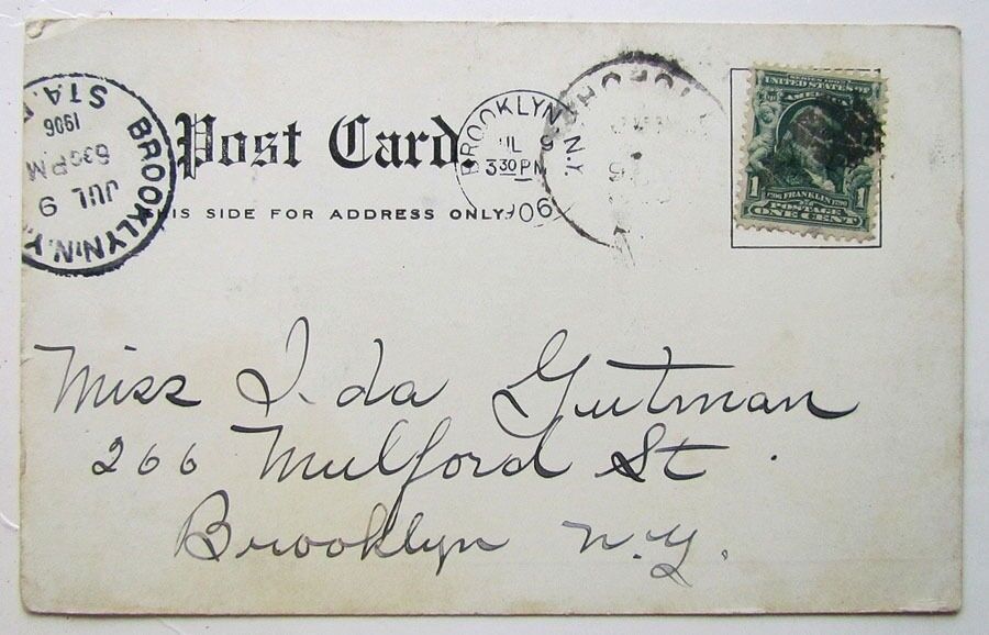 BEAVER BROOK SAW MILL NEW YORK ANTIQUE 1906 UNDIVIDED POSTCARD