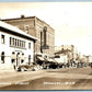 CADILLAC MI MITCHELL STREET VINTAGE REAL PHOTO POSTCARD RPPC