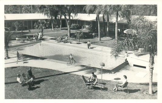 DAYTONA BEACH FL SUN-N-SAND HOTEL VINTAGE REAL PHOTO POSTCARD RPPC