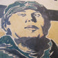 1920s RUSSIAN UNIQUE VINTAGE MILITARY PROPAGANDA POSTER MAQUETTE HAND PAINTED