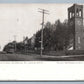 SOUDERTON PA MAIN STREET ZWINGLI REFORMED CHURCH ANTIQUE DOUBLE SIDED POSTCARD
