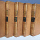 1822 DON QUIXOTE DE LA MANCHA by CERVANTES 5 VOLUMES SET antique in ENGLISH