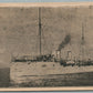 MILITARY SHIP USS RALEIGH ANTIQUE POSTCARD