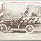 FARMERS ALL OWN AUTOMOBILES NOW EXAGGERATED ANTIQUE POSTCARD