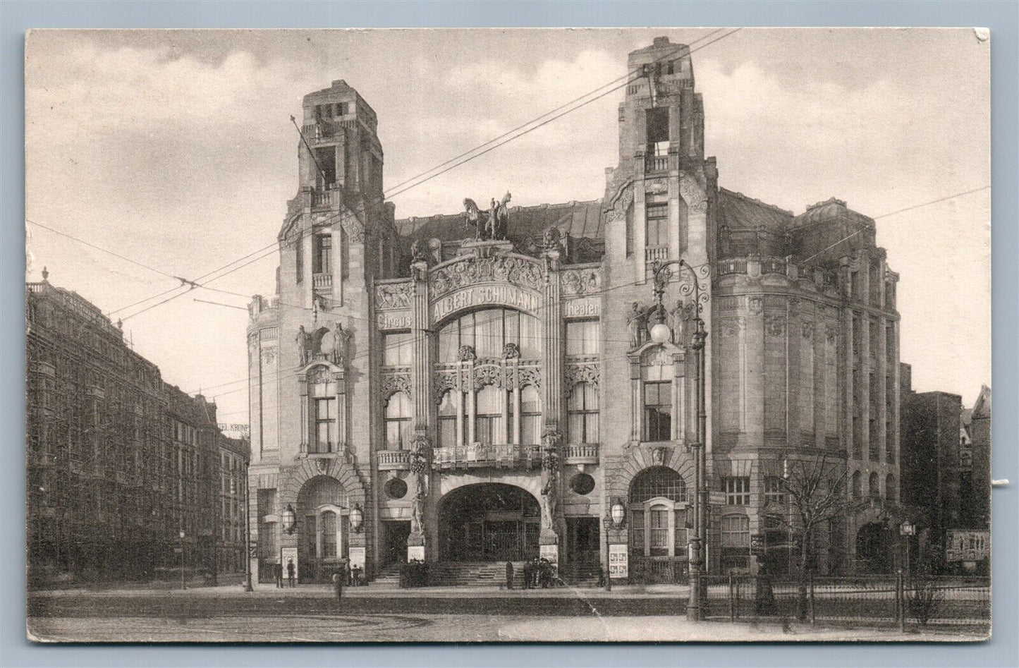 FRANKFURT a. M. GERMANY CIRCUS SCHUMANN ANTIQUE POSTCARD