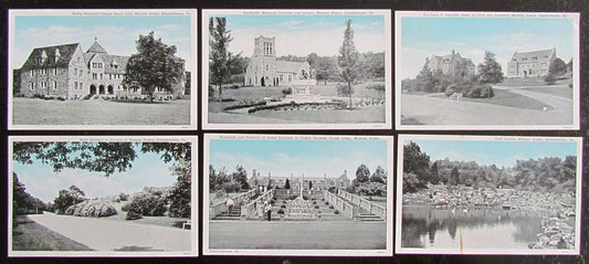 ELIZABETHTOWN PA MASONIC HOMES LOT OF 6 ANTIQUE POSTCARDS