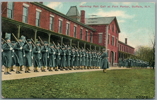 BUFFALO NY FORT PORTER ANTIQUE POSTCARD