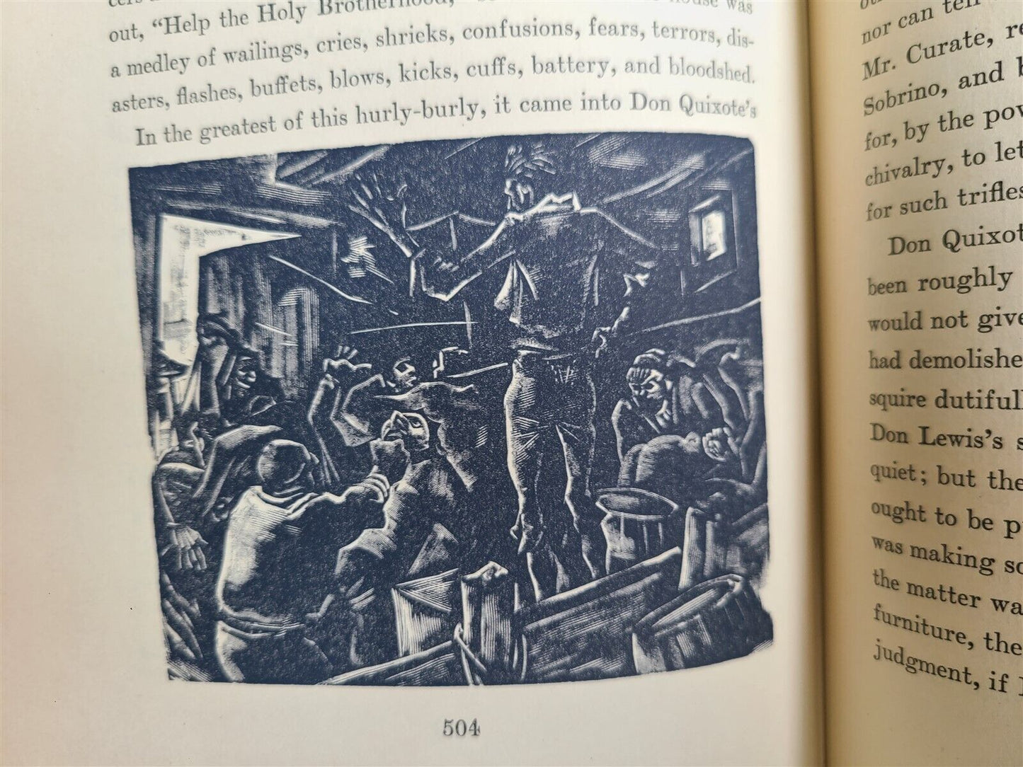 1941 FIRST PART of LIFE of DON QUIXOTE DE LA MANCHA illustrated VINTAGE