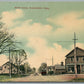 SOMERVILLE CT STREET SCENE ANTIQUE POSTCARD