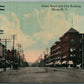OLEAN NY UNION STREET ANTIQUE POSTCARD