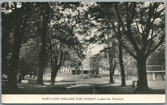 LUTHERVILLE MD MARYLAND COLLEGE FOR WOMEN ANTIQUE POSTCARD